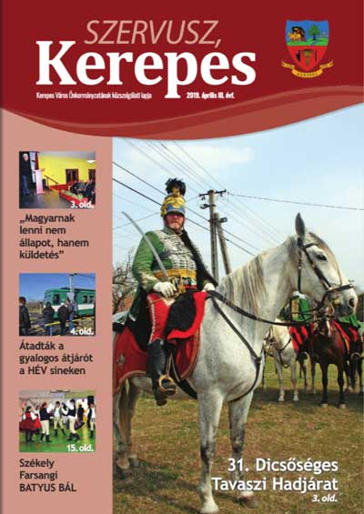 Szervusz, Kerepes újság - Kerepes város Önkormányzatának havonta megjelenő ingyenes tájékoztató újságja